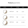 Nordic Moon Wall Lamp Modern Round Golden LED Wall Light Sconces Resin Luminaire For Living Room Bedroom Interior Decor Lighting 3