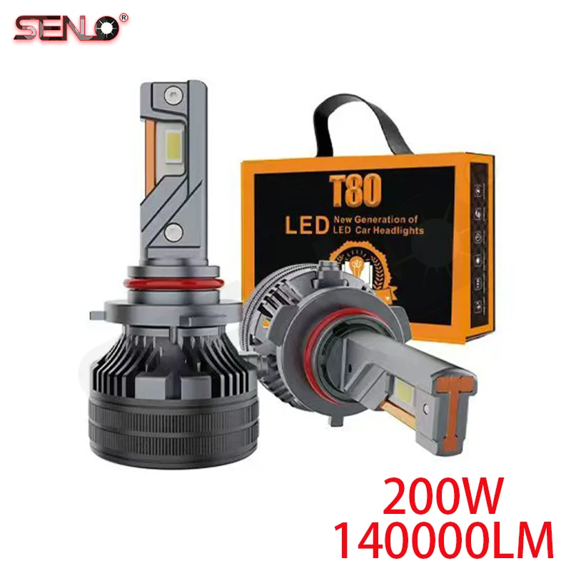 H4 LED 200W 140000LM H7 H4 H11 H1 HB3 9005 9006 HB4 3570 CSP Chips Bulbs Canbus No Error Fog Lamp Car Lights 12V White 6000K