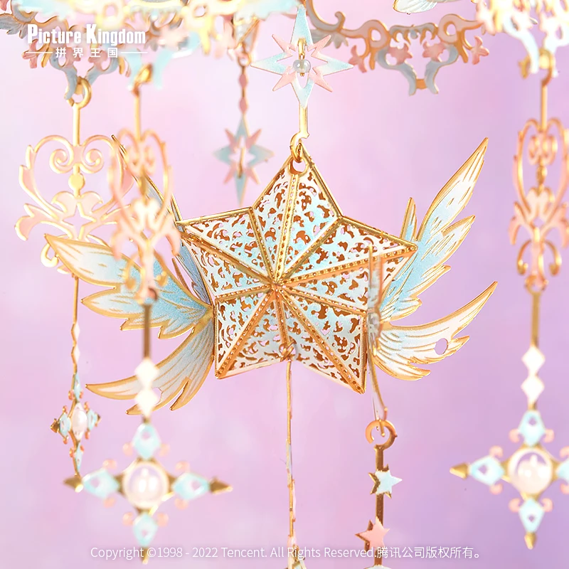 3D Metal Puzzle Picture Kingdom Wishing Star model KITS Assemble Jigsaw Puzzle Gift Toys For Children 4