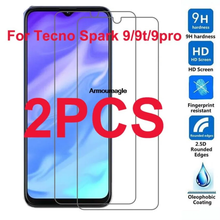 Закаленное стекло для tecno spark 9 pro 6,6 