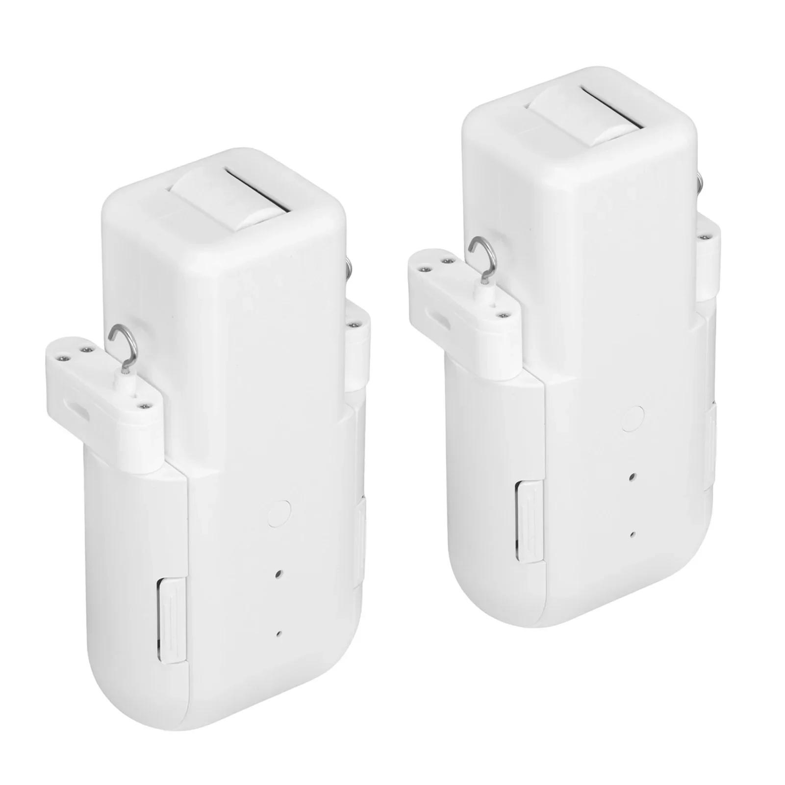 전동 커튼 로봇 2개 - 음성 제어, WIFI 블루투스 및 앱 타이머 기능이 있는 자동 개폐기, T/U 레일 및 로만 로드에 적합