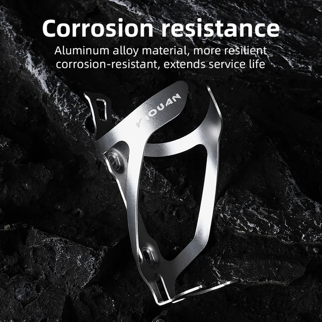 Ultralight Aluminum Alloy Bike Bottle Cage Durable Road Bicycle Water Bottle Mount Universal Moutain Bike Bottle Holder 3