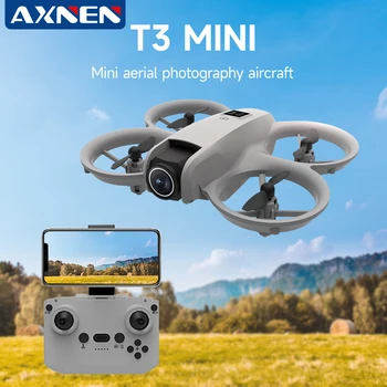 AXNEN T3 Mini Drone RC con HD Nitido e Volo a Lunga Durata, Display sul Telecomando 5G, Posizionamento Ottico del Flusso, Velivolo