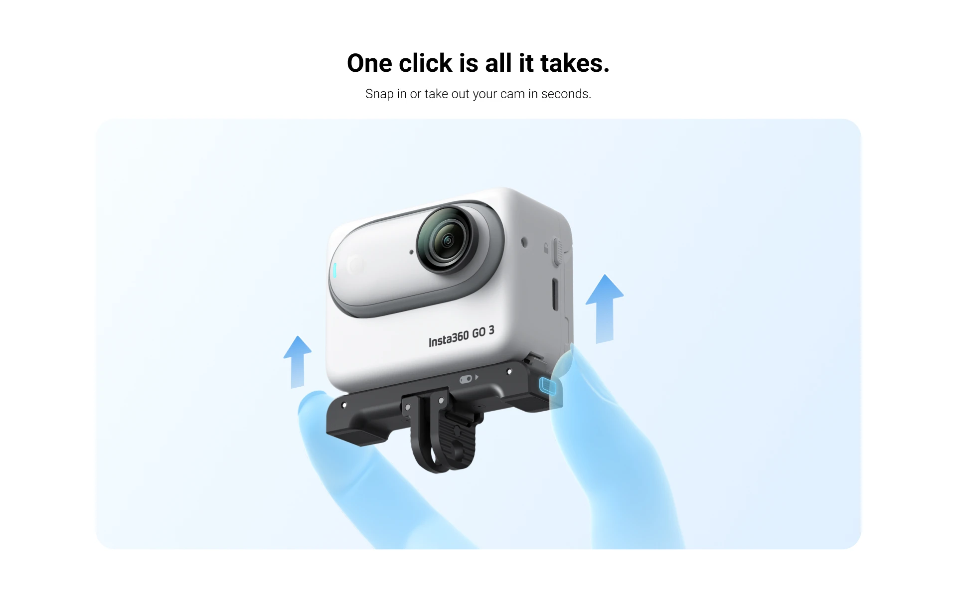 Description Picture 5 of itemInsta360 GO 3 Original Accessories Dive Case / Selfie Stick / Carry Case / Lens Guard / Quick Release Mount / Magnet Pendant