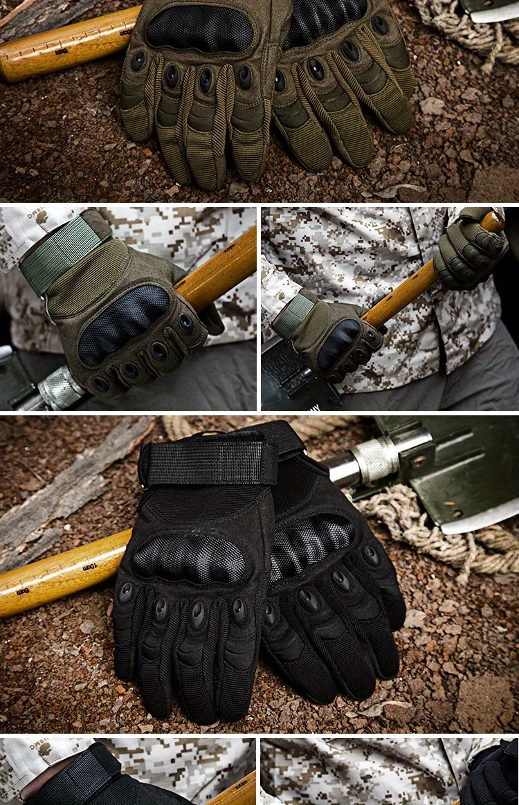Secure Men's Tactical Gloves with Armor Protection for Enhanced Comfort