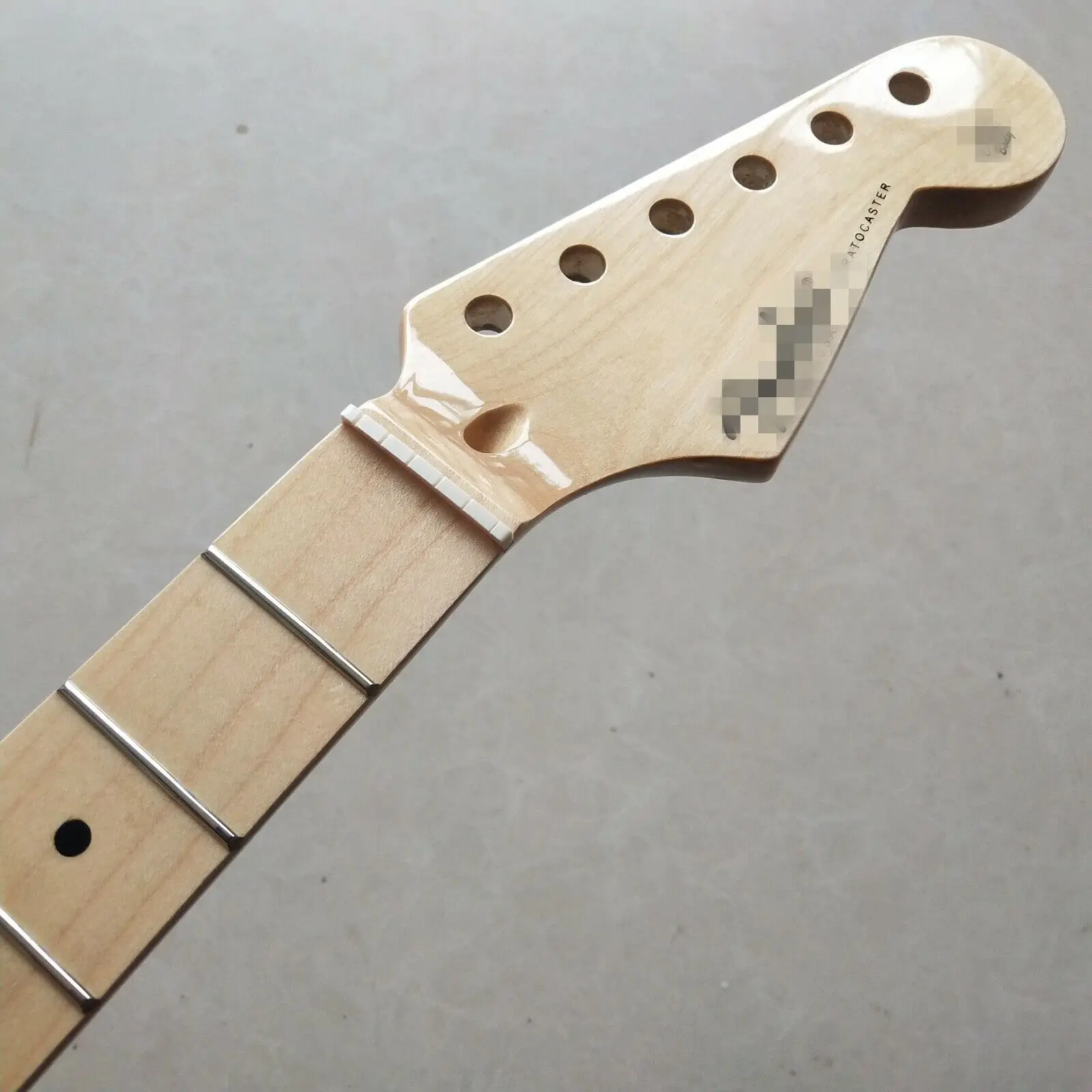 

Maple Electric Guitar neck 22 fret 25.5" Maple Fretboard dots Inlay Gloss parts