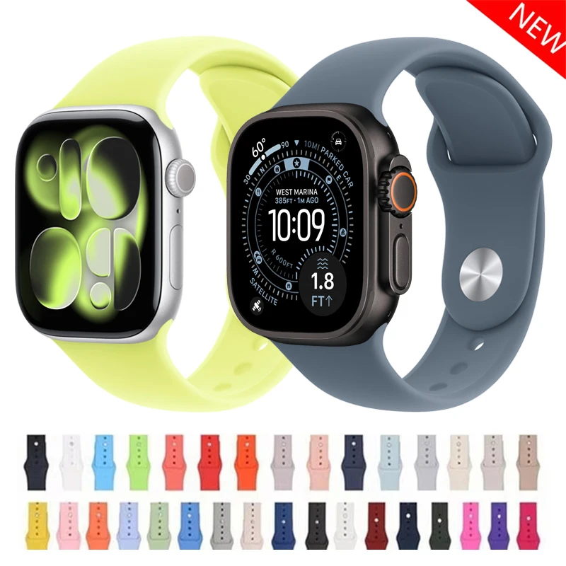 สายซิลิโคนสุดเก๋สำหรับ Apple Watch ใส่สบายไม่ร้อน