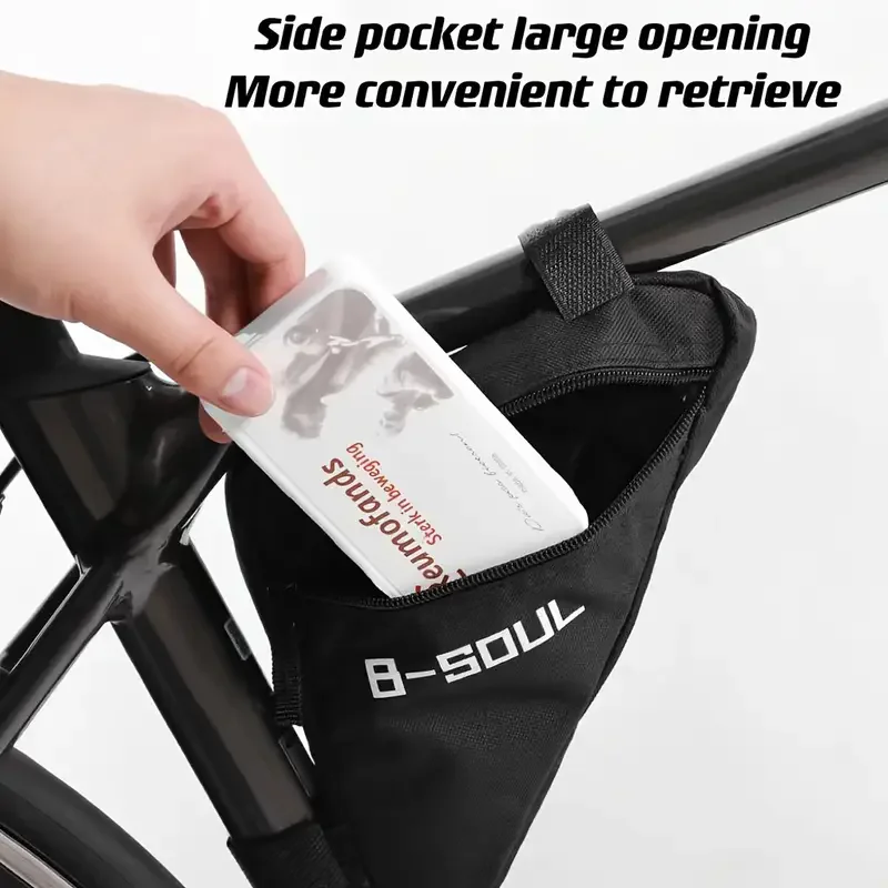 Fahrrad Dreieck Tasche Fahrrad Vorne Rohr Rahmen Sattel Lagerung Taschen MTB Rennrad Tasche Langlebig Fahrrad Werkzeug Tasche Fahrrad Zubehör – Detail 3