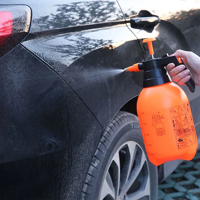 

2/3L Portable Chemical Sprayer Pump Pressure Garden Water Spray Bottle Handheld
