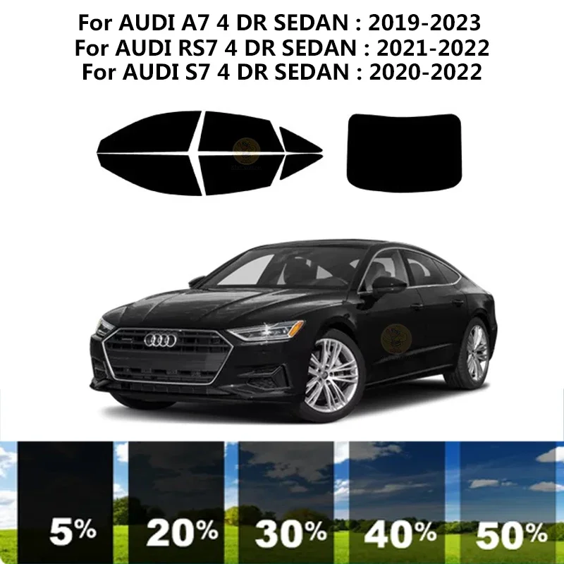 

Precut nanoceramics car UV Window Tint Kit Automotive Window Film For AUDI A7 4 DR SEDAN 2019-2023