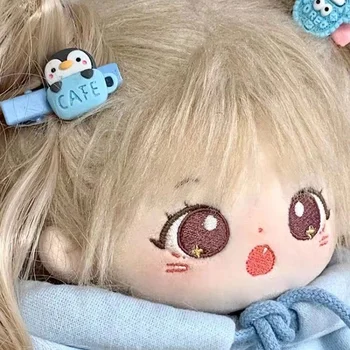 귀여운 인형 쌍둥이 MIA/MIO, 해골 포함, 귀여운 코튼 인형 장난감, 귀여운 선물, 20cm, 속성 없음