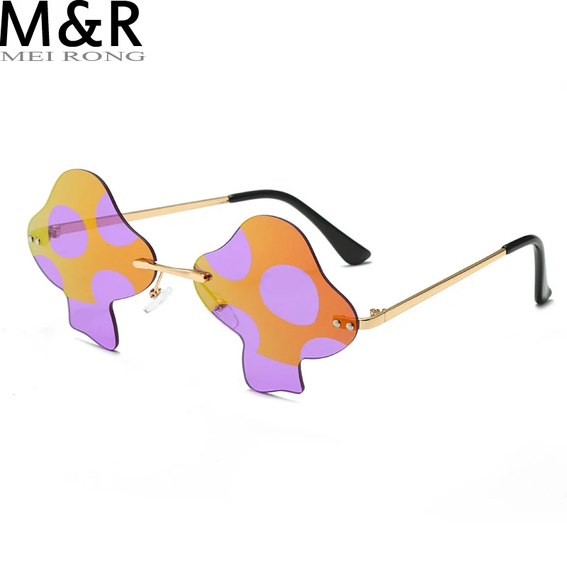 Mushroom Accessories Mushrooms Sunglasses Rimless Sunglasses