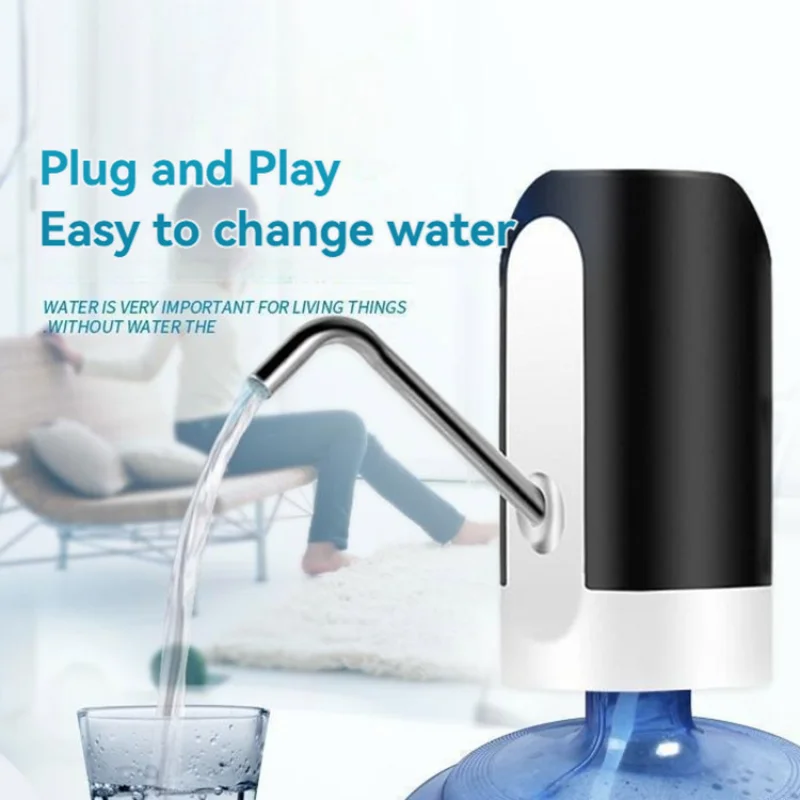 Portable Water Dispenser Electric Pump Usb Rechargeable Automatic Electric Water Dispenser Kitchen Tools