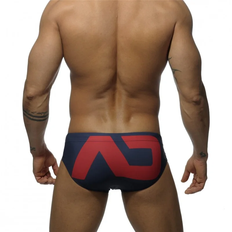 Men's Swimwear Fashion Men's Triangle Swim Trunks Europe and The United States Sexy Super Fine Nylon Printed Shorts swimming trunks,men swimsuit shorts