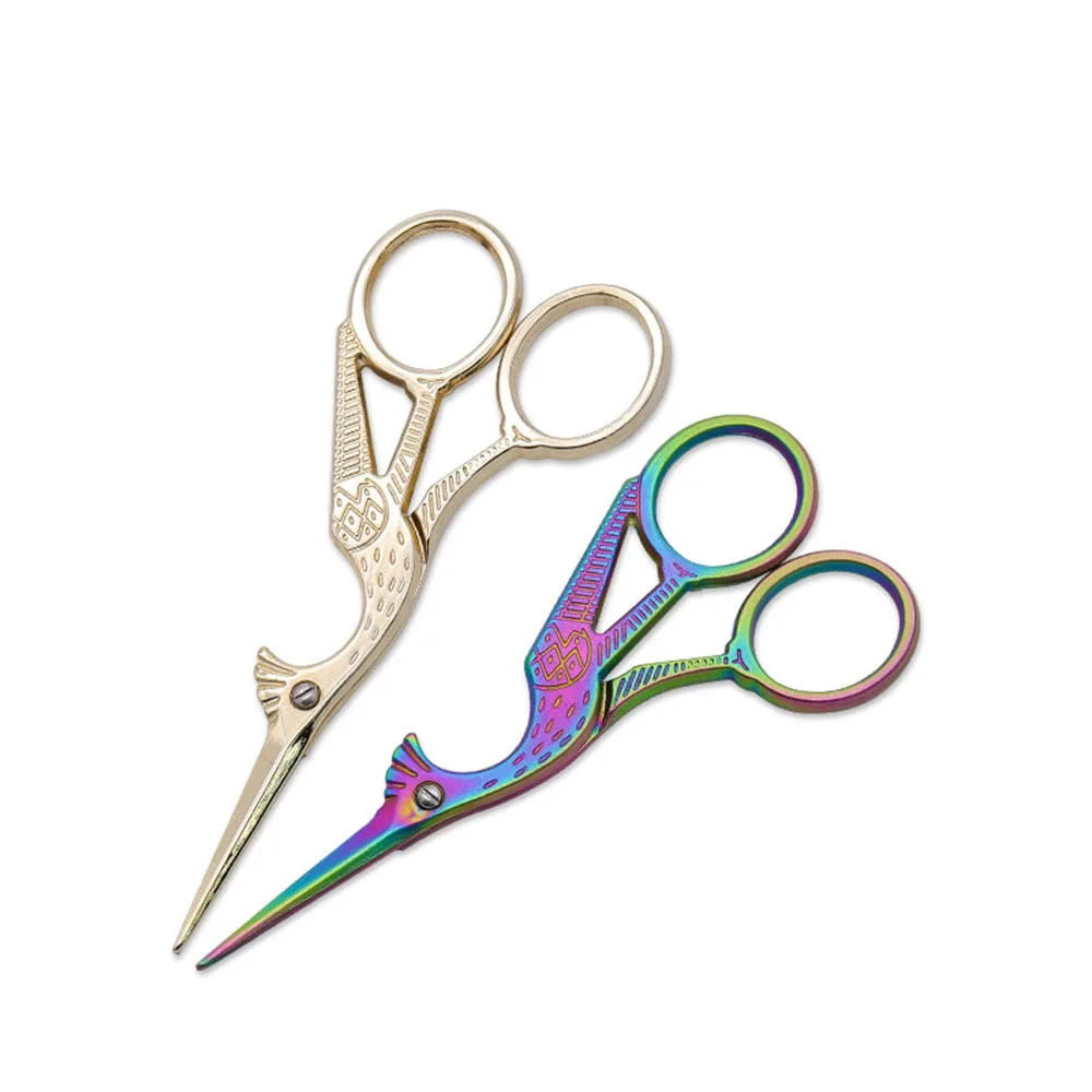 

Vintage Scissors Tailor Scissors Small Steel Sewing Tools Sewing Supplies Household Scissor Cloth Cutter Golden Zig Zag Scissors