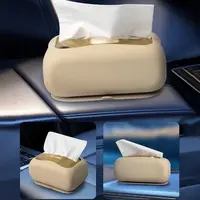 New Silicone Suction Cup Tissue Box Large Capacity Desktop Tissue Drawer Anti-Wear Super Soft Durable Car Tissue Box 2