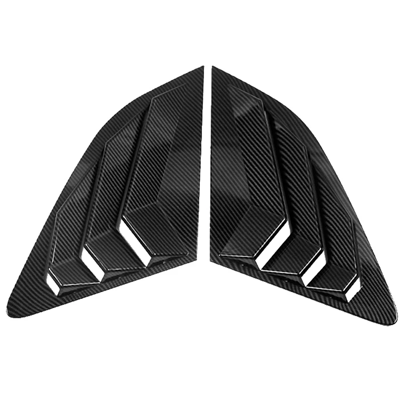 Coperture Finestrini Posteriori Per Audi A3 8V Sportback 2014-2019 - ABS, Nero Lucido - Foto 9