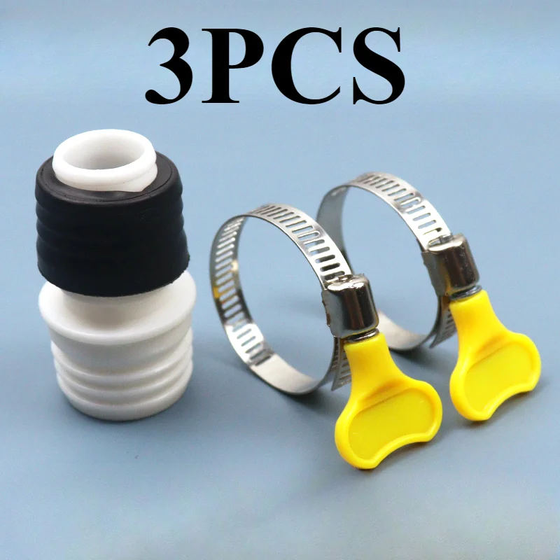 Washer Drain Adaptor 20/25/30mm to 30mm Reducing Fitting Outlet Hose Extension Converter