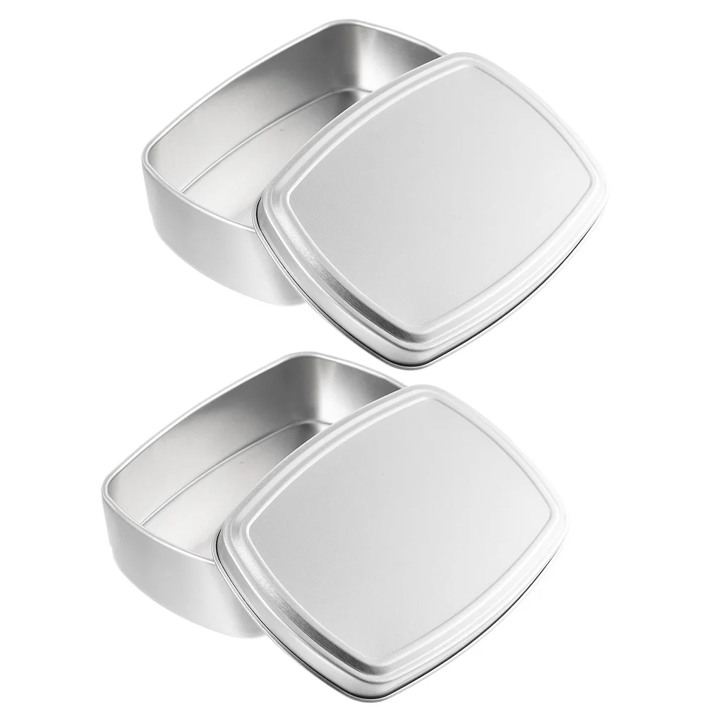 

Balm Paste Soap Box Soap Aluminum Box Dust-Proof Soap Holders Practical Soap Containers Food Grade Box with Lid