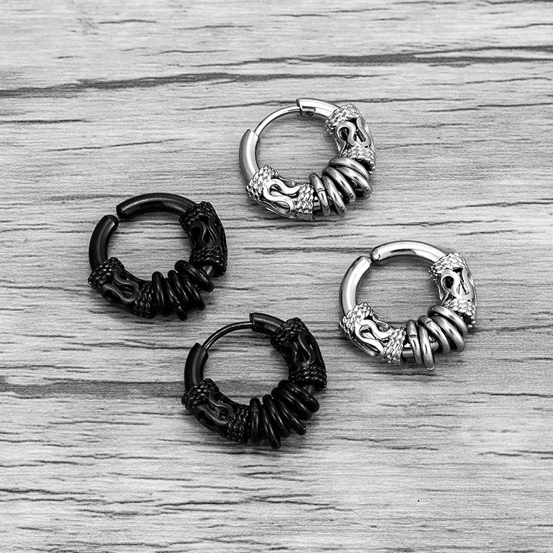 1piece Male Stainless Steel Ear Clip Without Piercing For Women