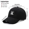 A-Z Old English Embroidery black Baseball Cap High Quality Cotton Fashion Men Women Sport Visors Adjustable Snapback  Caps 6