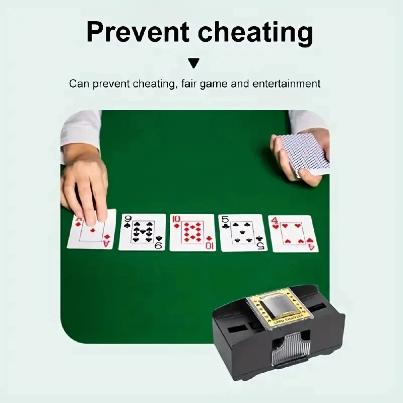 Automatic Poker Card Shuffler Battery Operated