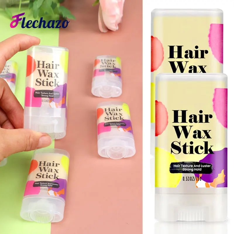 Hair Wax Stick For Fly Aways Frizzy Hair Portable Styling Pomade Stick 1Pcs Travel Size Slick Back Baby Hairs Edge Control