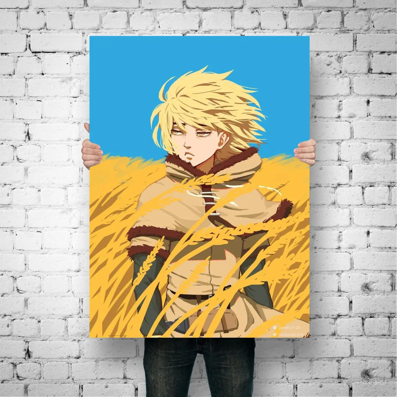 Vinland Saga Anime Poster Wall Art Canvas Posters Decoration Art