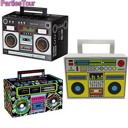 1 pack Novelty Boom Box Gifts Boxes Boom box Candy Boxes for 80’s 90's Theme Retro Decor and Hip Hop Party Supplies Props Radio