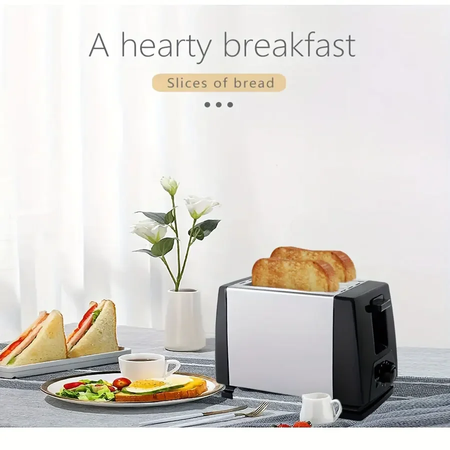 Best Prime 2 Slice Toaster Black Evenly Quickly 6 Shade Settings Removable Crumb Tray Stainless Steel Toaster 3