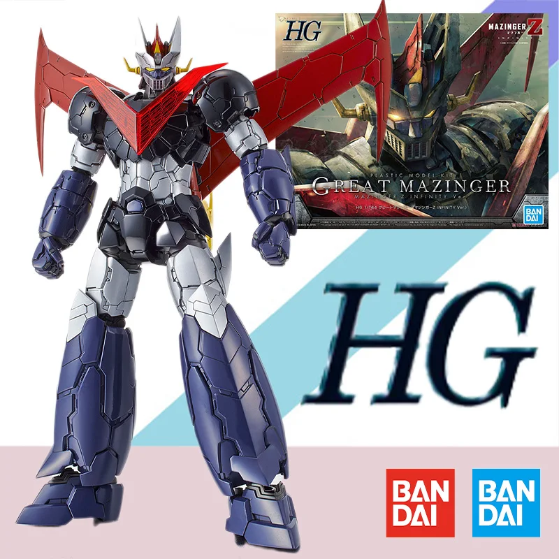 

In Stock BANDAI Original HG 1/144 GREAT MAZINGER Z INFINITY Model Kit Action Figure Assembly Collection Toy Gift for Children