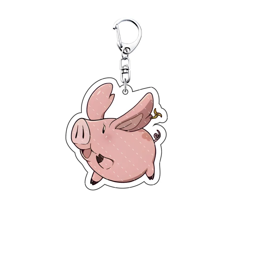 Anime Seven Deadly Sins Acrylic Pendant Keychain and Hanging Accessory