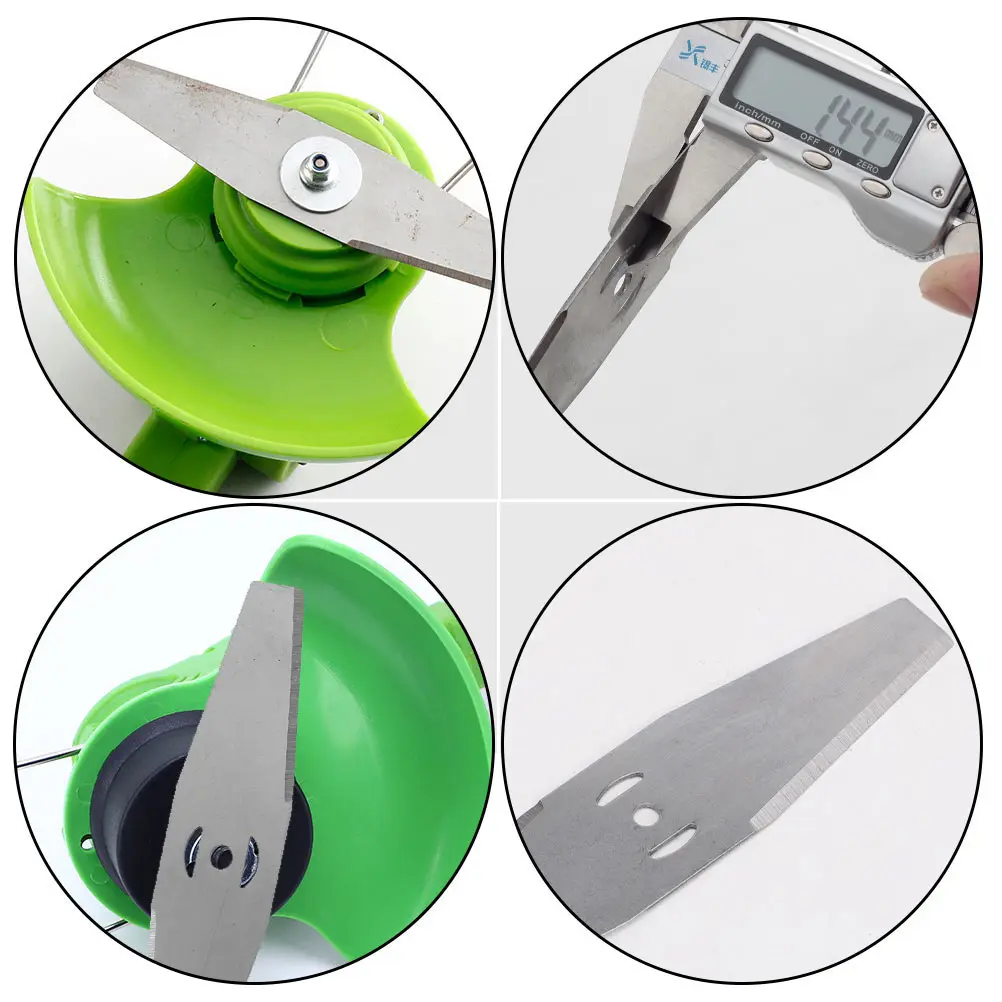 8Pc Hand-Held Lithium Electric Cutting Machine Blade Saw Blade Lawn Mower Blades Metal Garden Grass Trimming Blades prune tool