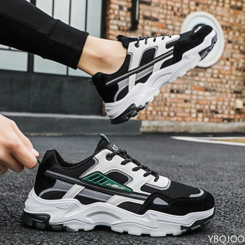 2025 Large Size Autumn Fashion New Item Breathable Casual Comfortable Men's Shoes Versatile Lightweight Flat Sports Men's Shoes 3