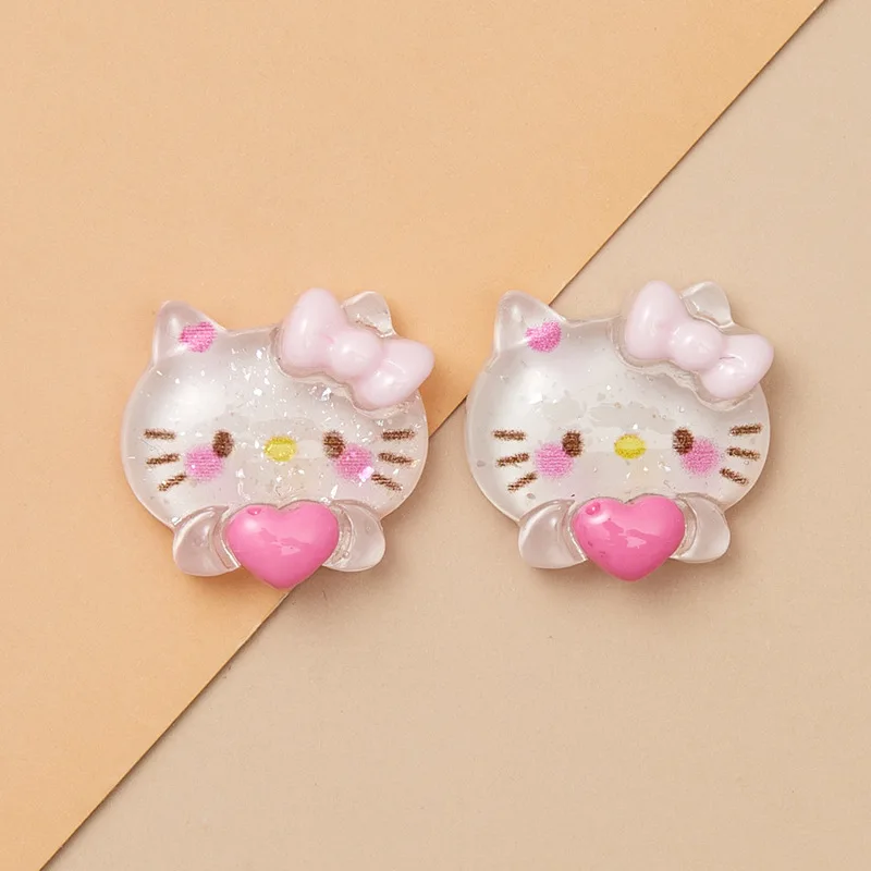 Hello Kitty Nail Charms for Acrylic Nail Tips Decor Kawaii Nail Jewelry  Gems Hairp Phone Case Decor Hellokitty Charms