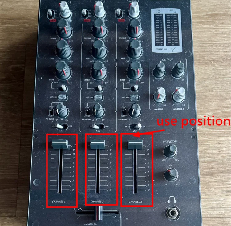 ECLER NUO 3 / 4 / 5 & EVO 4 / 5 - Replacement Stereo Channel fader