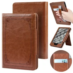 Brown Magnetic Auto Wake/Sleep e - Reader Stand Case - Basic 6in 2022 - 2024 (Brown)