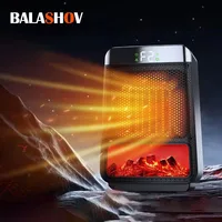 3D динамический обогреватель пламени, бытовой обогреватель, бесшумный и энергосберегающий электрический обогреватель с скоростью PTC, портативный электронный обогрев, ЕС