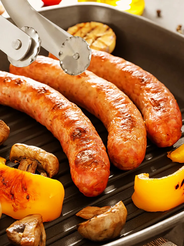 BBQ 핫도그 뒤집기 플라이어 스몰 사이즈, 소시지 터닝 집게, 크로스보더, 휴대하기 쉽고 사용하기 편리함, 신제품