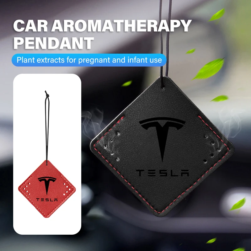 Car Perfume Freshener Aromatherapy Hanging Auto Pendant for Tesla Model 3 S Y X
