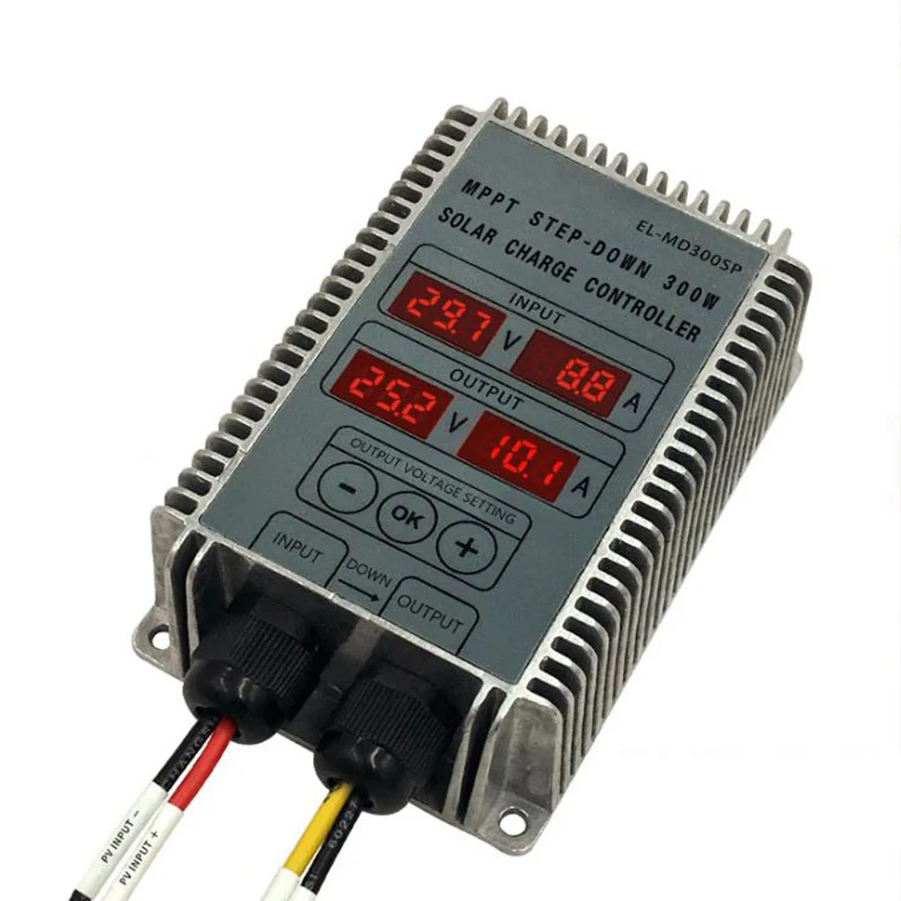 

MPPT Solar Charge Controller 10-30V/24-85V Adjustable Solar PV Battery Charger Controller 120mmx80mmx40mm Charge Controller