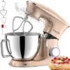 Kitchen Electric Stand Mixer, Facelle Cake Mixer for Baking 6-Speed 660W Tilt-Head Food Mixer with Beater, Dough Hook and Wire W 1