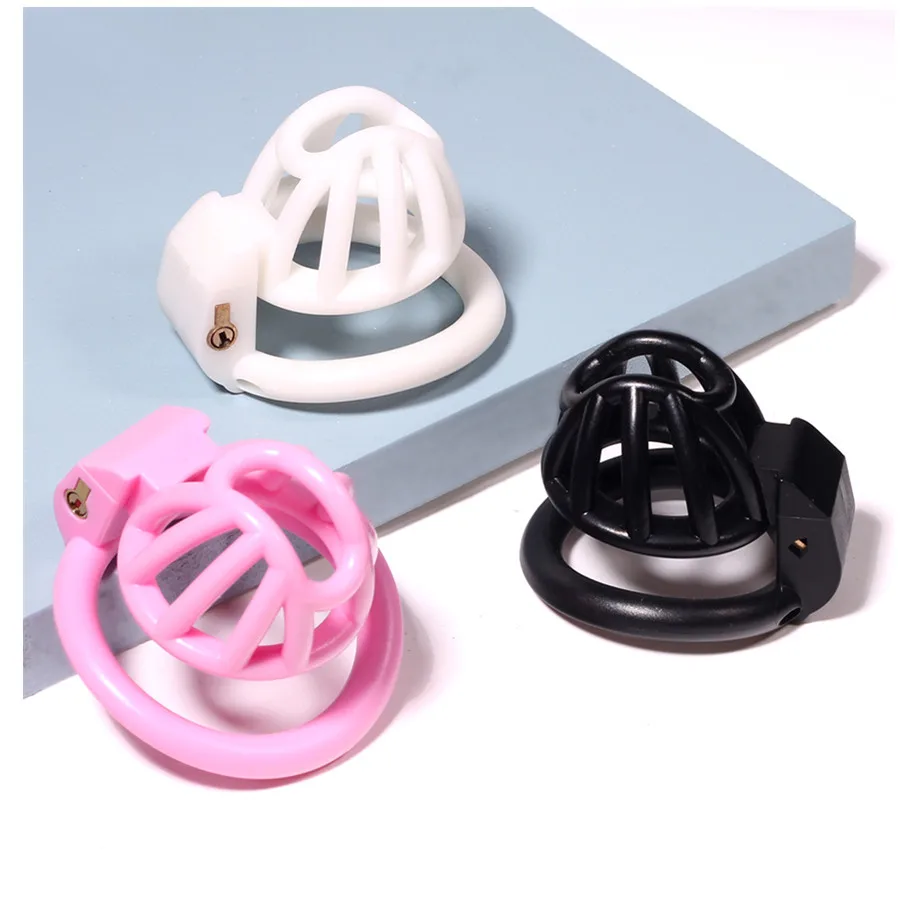Penis Chastity Cage 26/28.5/32 Locked In Lust Male Chastity Device With 4 Base Ring BDSM Sex Toys For GAY