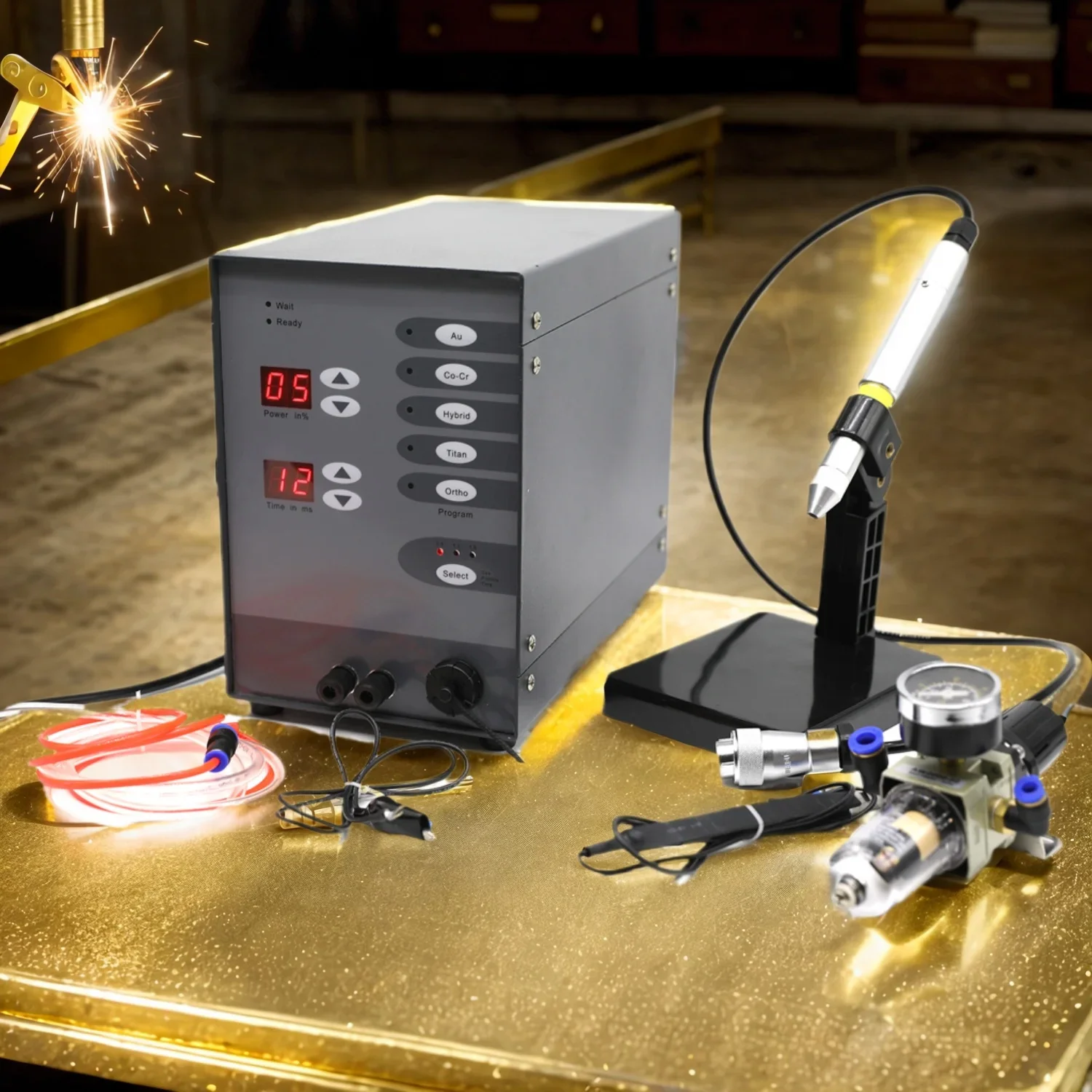 150A Jewelry Stainless Steel Spot Laser Welding Machine Automatic CNC Handheld Pulse TIG Welding Machine For Welding Jewelry 6