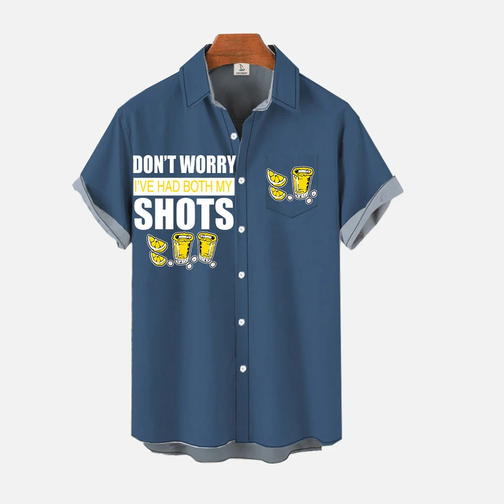 

New Fashion Men's Short Sleeve Shirt Hawaii Resort Beach 3D Boutique Print Men's Top High-end Mid-ancient Style Summer Casual