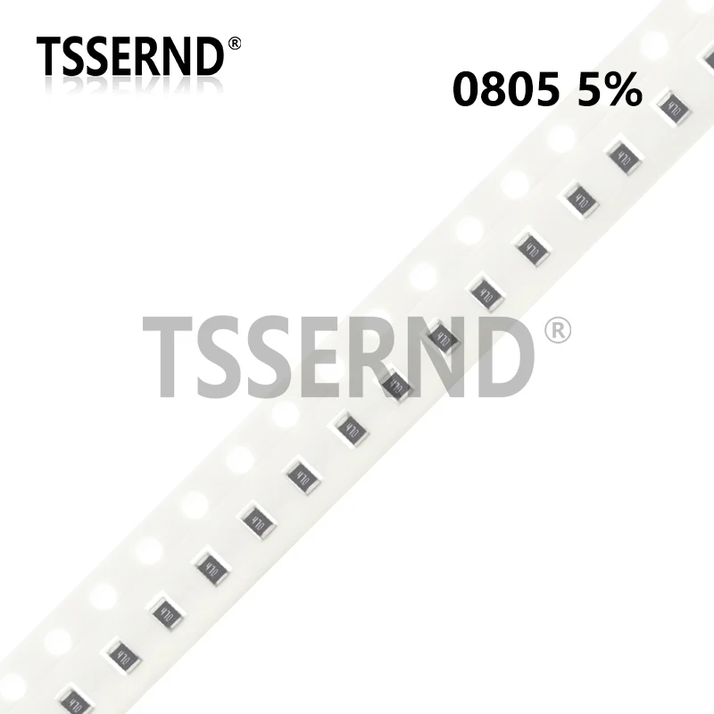 

100pcs 0805 5% 1/8W SMD chip resistor 0R ~ 10M 1R 10R 100R 220R 330R 470R 1K 2.2K 4.7K 10K 47K 100K 1M 0 1 10 100 330 470 ohm