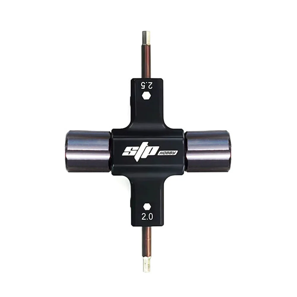 RUSHFPV STP 4in1 프로펠러 도구 1.5mm 2.0mm 2.5mm 스크루드라이버 8mm 슬리브 RC 모델 FPV 드론용 다기능 렌치