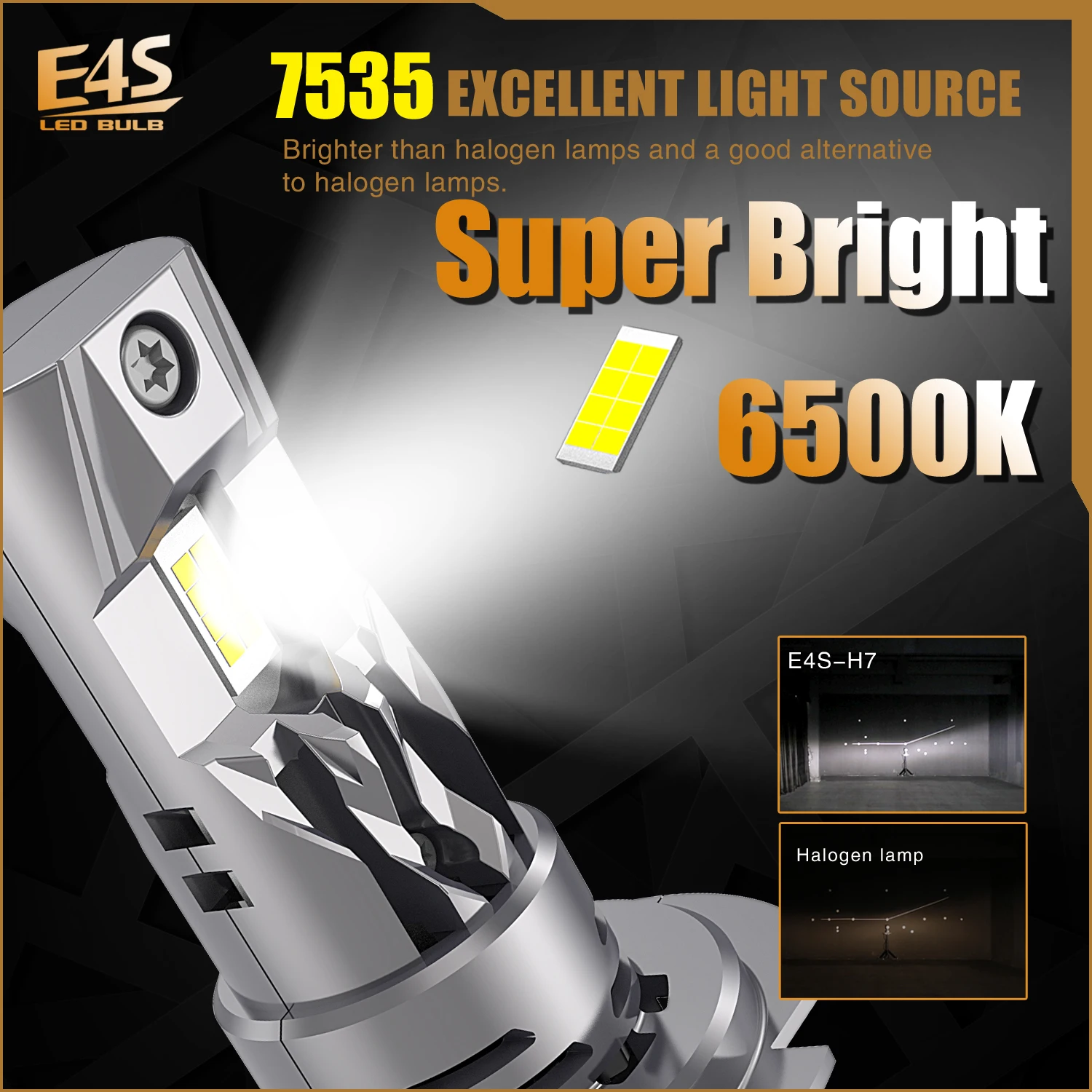 LED H7 6000K 55W haute puissance CANBUS