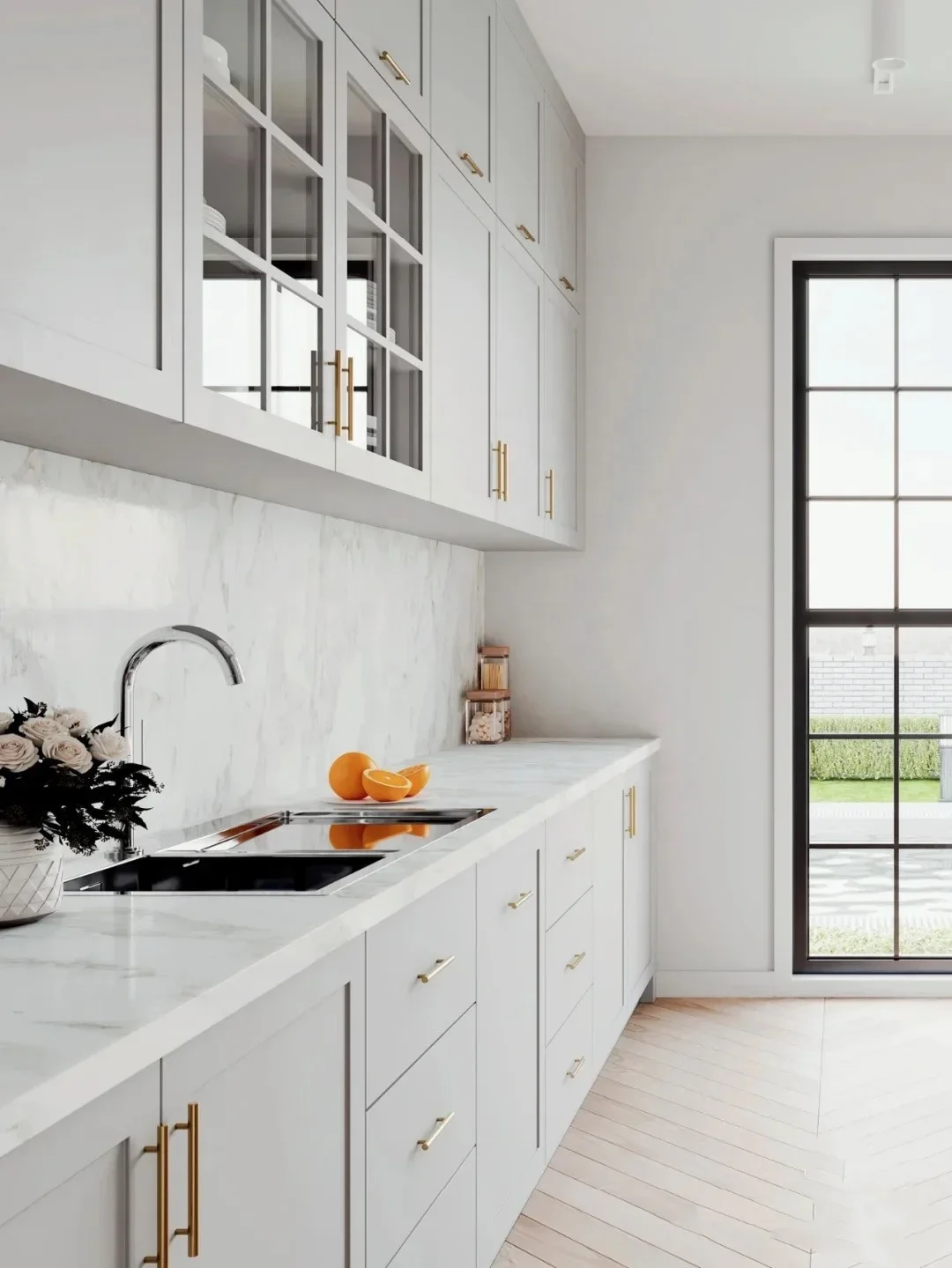 Luxurious Deluxe Kitchen Set 2022 Latest Design Customized Made - Main Image