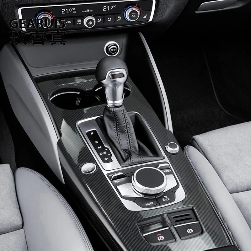 Auto Innenverkleidung Für Audi A3 8V/S3 2014-2020 - Carbon Look Schaltpanel